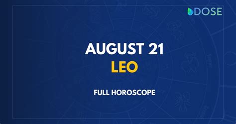 21 august zodie|August 21 Zodiac, Personality, Horoscope, and More